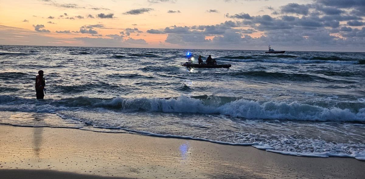 Akcję prowadziła Morska Służba Poszukiwania i Ratownictwa(Fot. X/Sebastian Kluska)