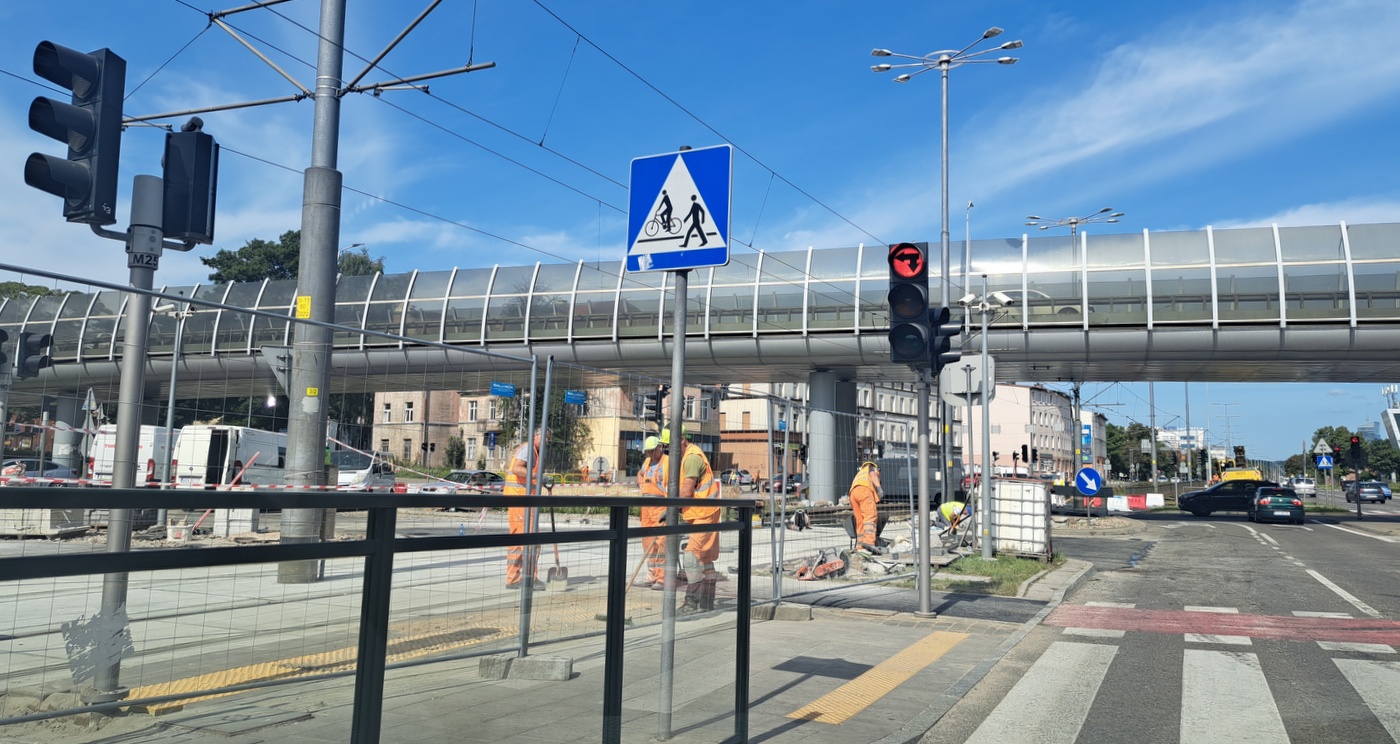 Pierwszy etap prac wykonany (fot. Radio Gdańsk/Sebastian Kwiatkowski)