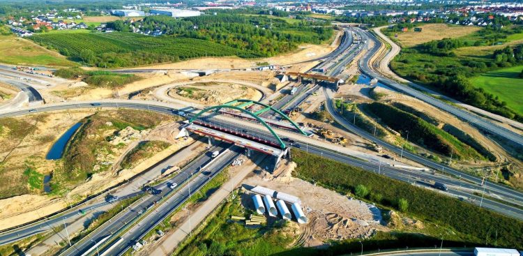 Łącznice na węźle Gdańsk Południe (fot. GDDKiA)