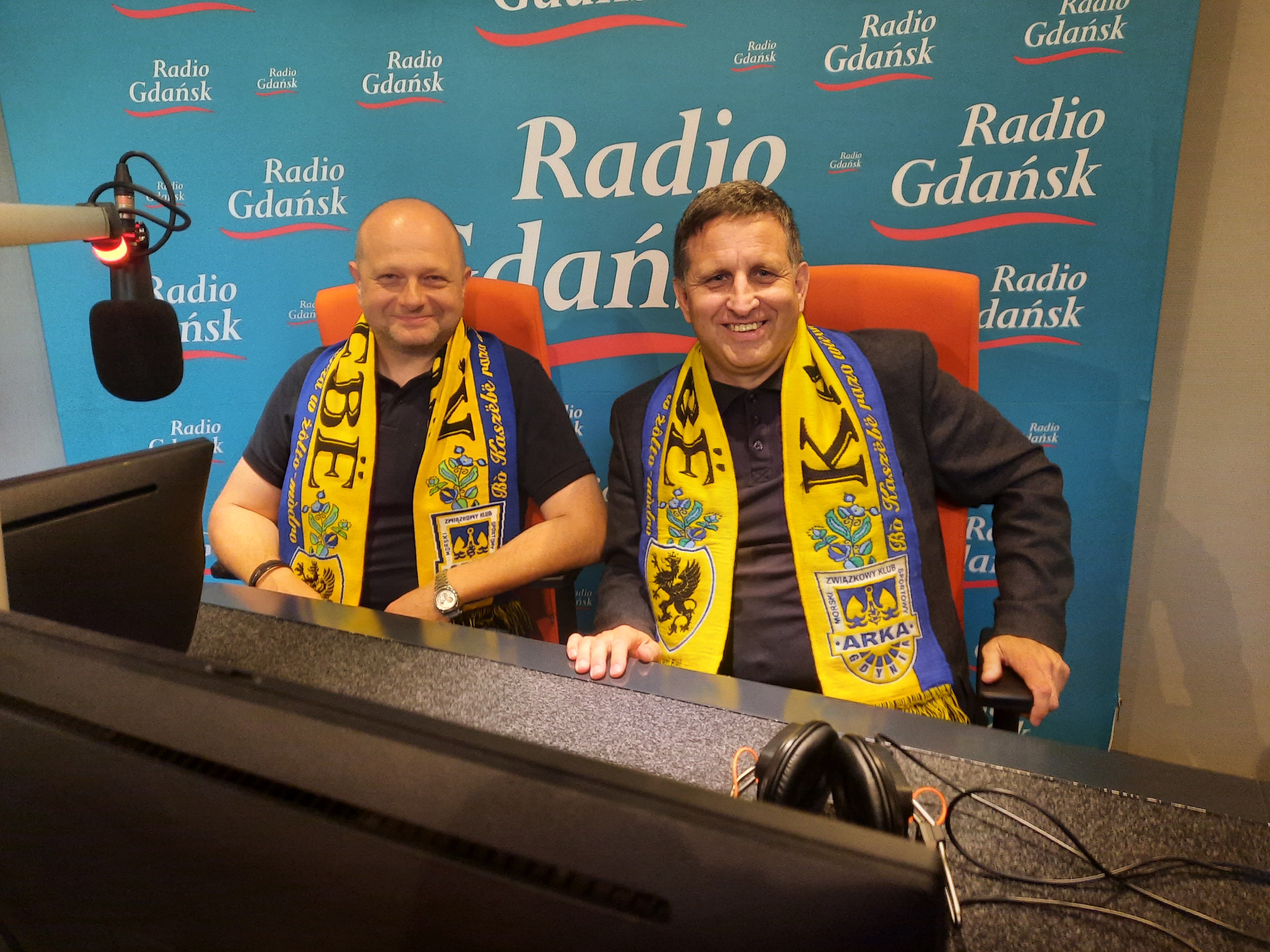 Andrzej Busler oraz Paweł Bień (fot. Radio Gdańsk/Tatiana Slowi)