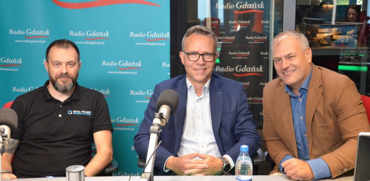 Krzysztof Szóstka, Tomasz Limon i Błażej Kucharski (fot. Radio Gdańsk/Adrian Kasprzycki)