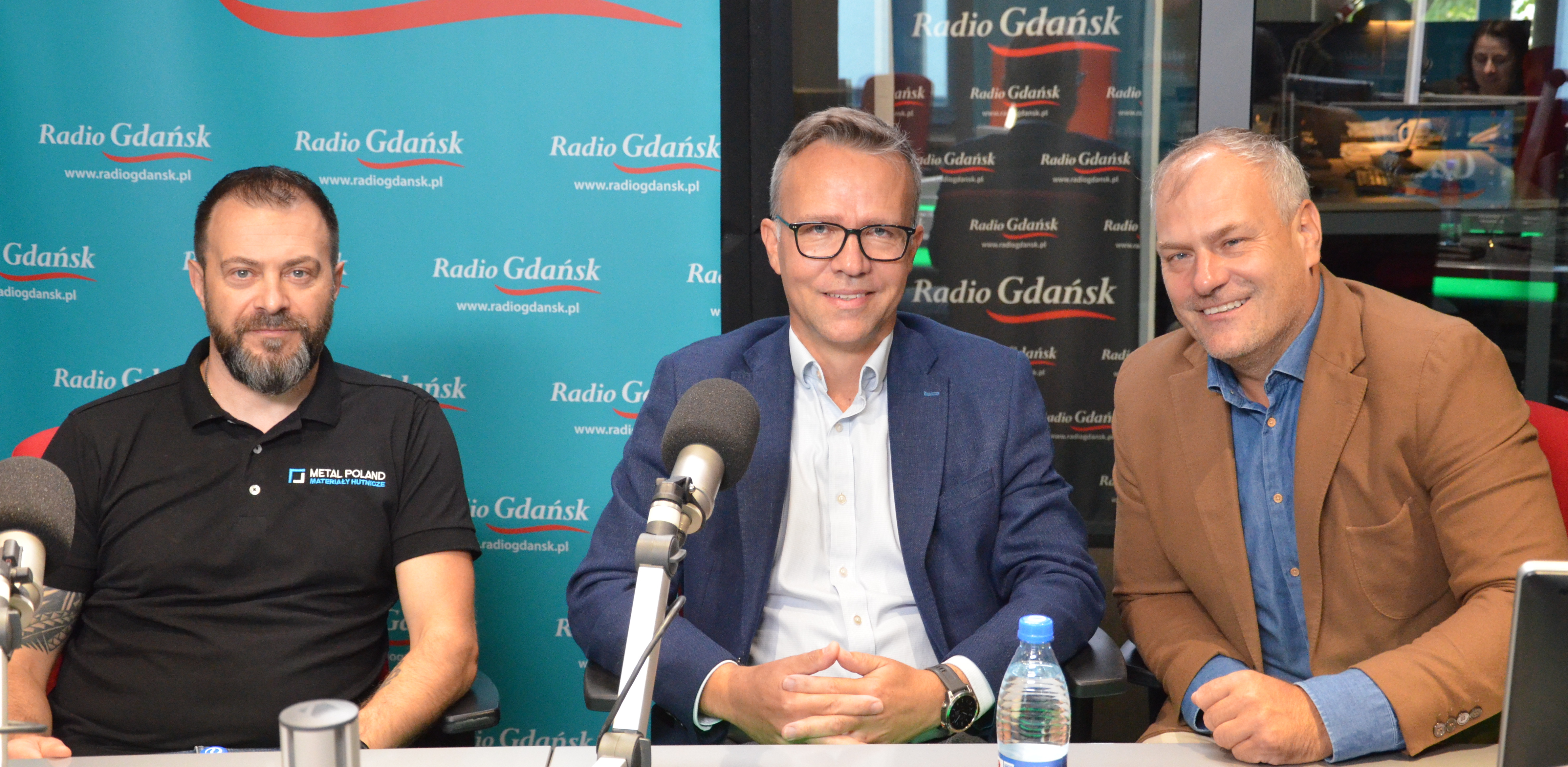 Krzysztof Szóstka, Tomasz Limon i Błażej Kucharski (fot. Radio Gdańsk/Adrian Kasprzycki)