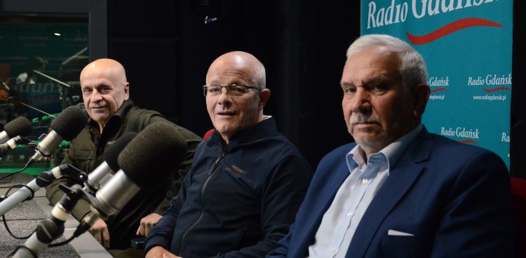 Jacek Michałowski, Grzegorz Pellowski i Michał Górski (fot. Radio Gdańsk/Adrian Kasprzycki)