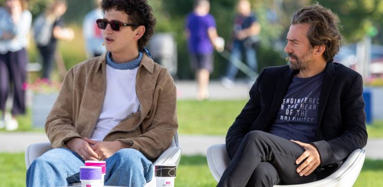 49 Festiwal Polskich Filmów Fabularnych w Gdyni. Nz. Aktorzy Ignacy Liss i Piotr Głowacki (fot. 49. FPFF/Anna Rezulak)