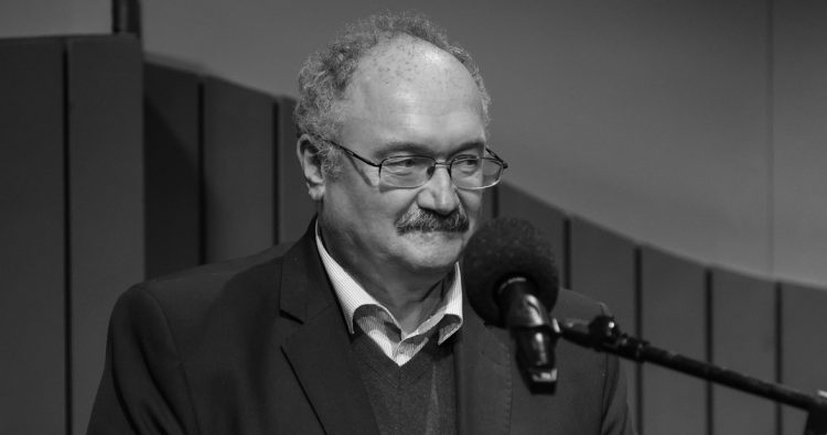 Jacek Rybicki w studiu koncertowym Radia Gdańsk (fot. Radio Gdańsk/Roman Jocher)