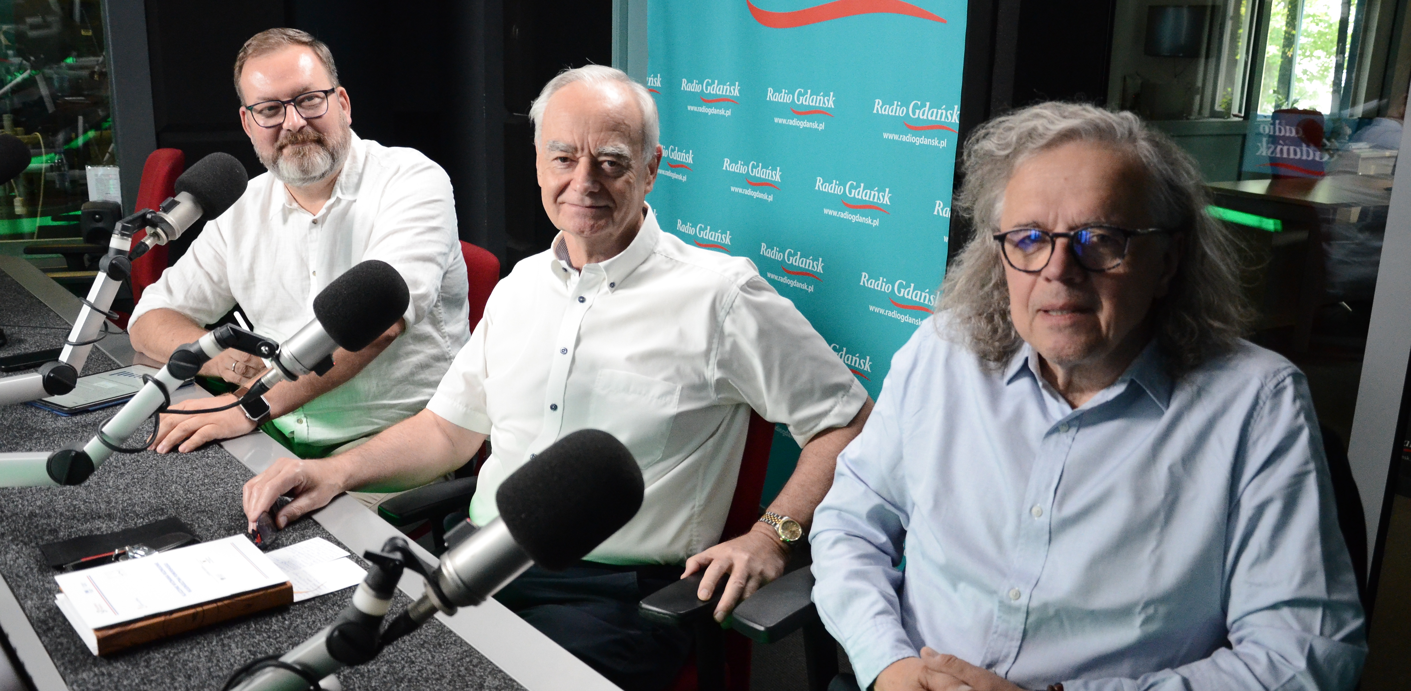 Zbigniew Canowiecki, Krzysztof Kilian, Sebastian Ptak (fot. Radio Gdańsk/Rafał Korbut)