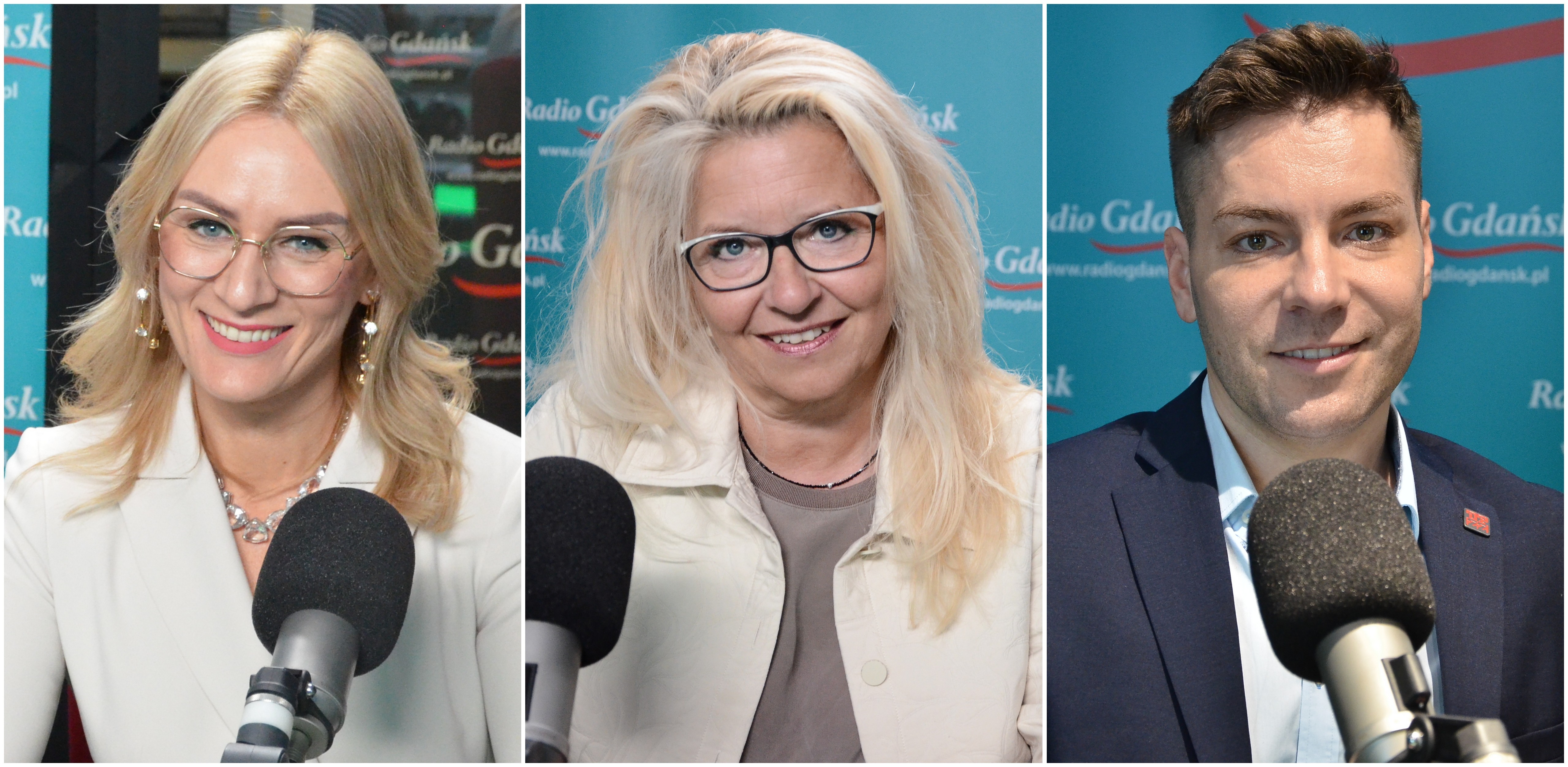 Ewa Navarro Mora, Małgorzata Tobiszewska oraz Lukas Liedtke (fot. Radio Gdańsk)