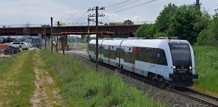 W zakres prac wchodzi dobudowa drugiego toru i elektryfikacja (fot. Radio Gdańsk/Sebastian Kwiatkowski)