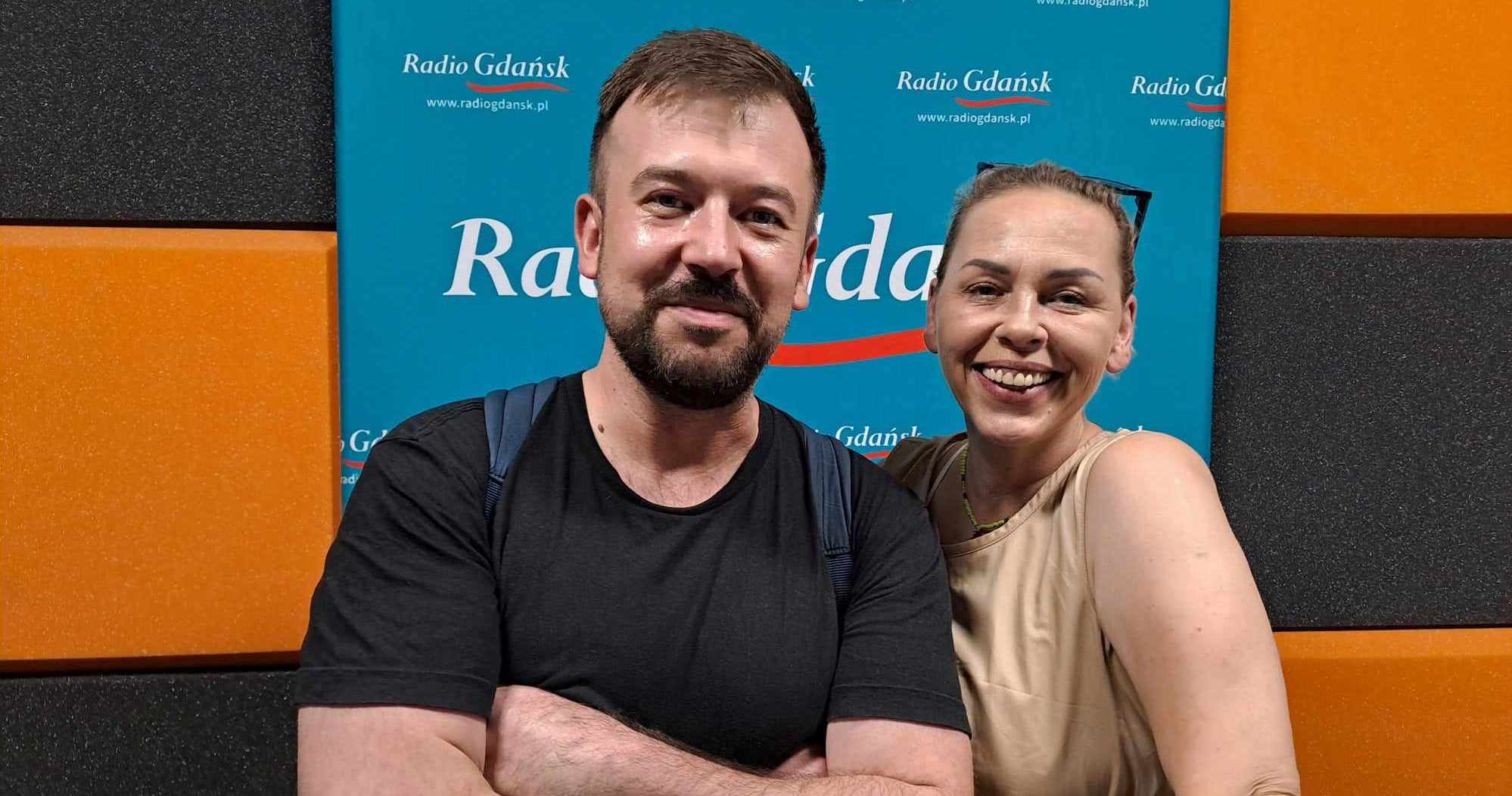 Przemek Staroń i Magda Szpiner (fot. Radio Gdańsk)