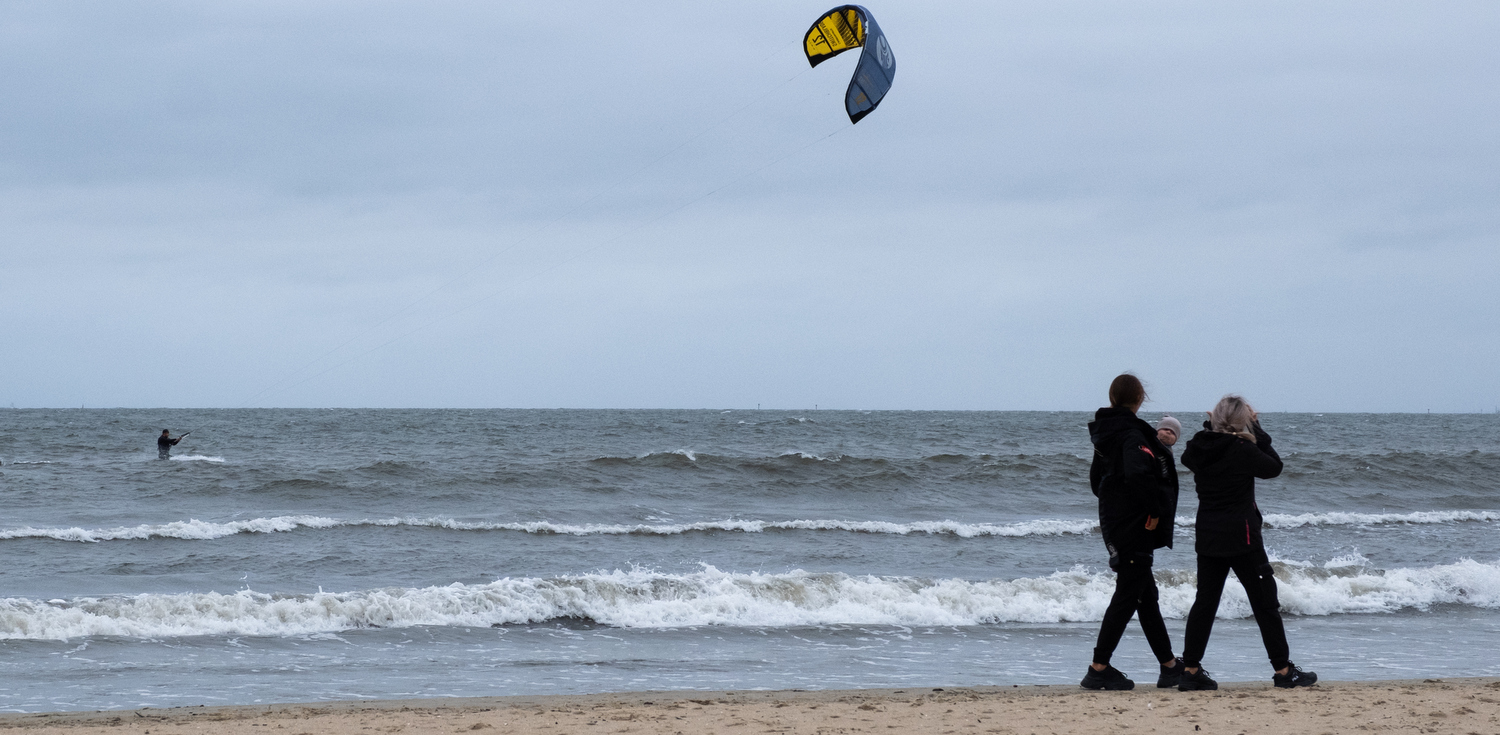 Sopot. Sztorm na Bałtyku.(fot. Anna Rezulak / KFP)