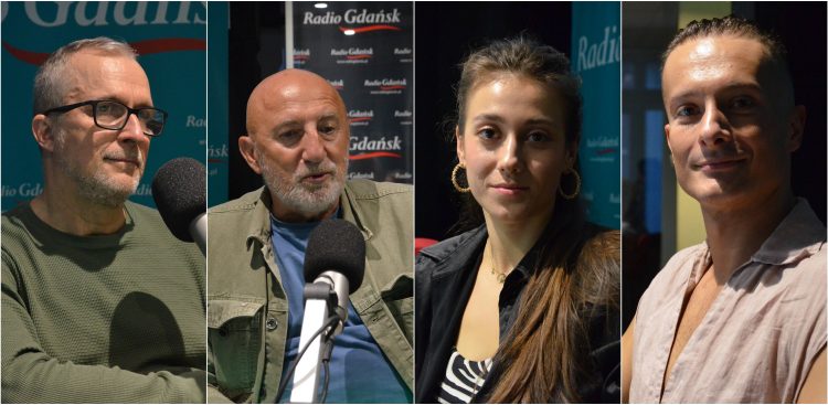 Od lewej: Wojciech Kościelniak, Igor Michalski, Julia Duchniewicz i Paweł Sikora (fot. Radio Gdańsk/Piotr Puchalski)