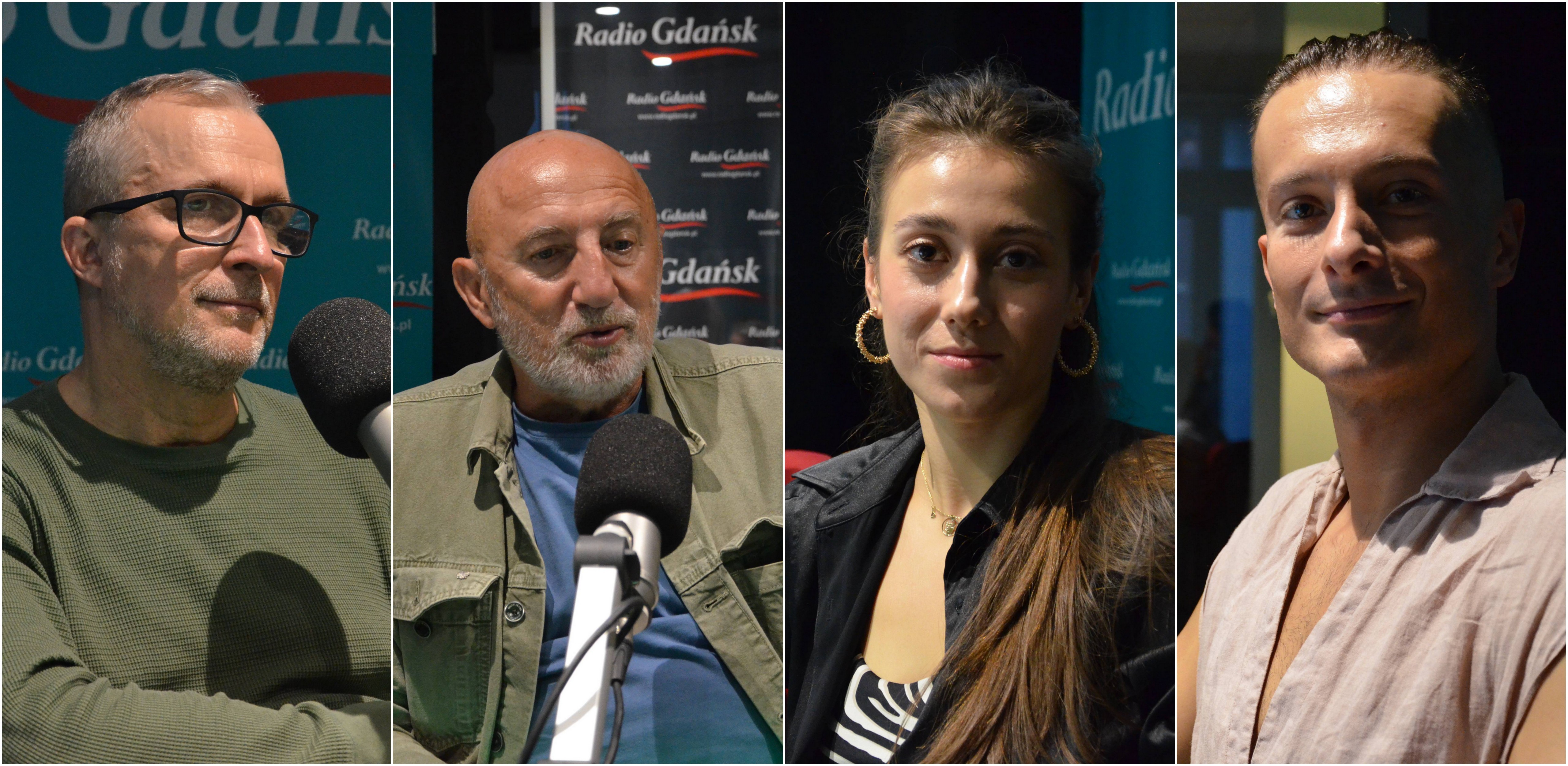 Od lewej: Wojciech Kościelniak, Igor Michalski, Julia Duchniewicz i Paweł Sikora (fot. Radio Gdańsk/Piotr Puchalski)