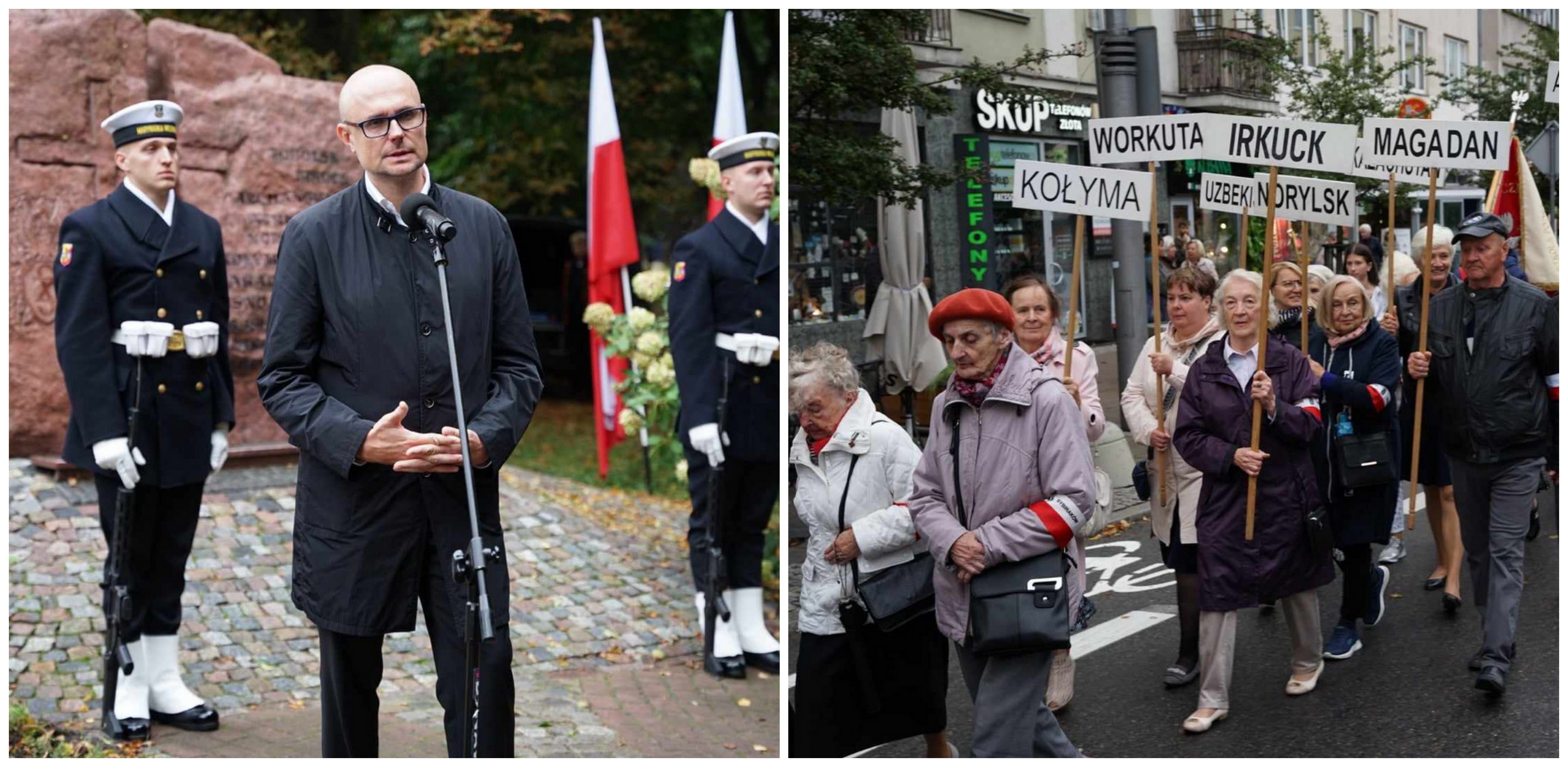 Obchody 85. rocznicy napaści ZSRR na Polskę i Dnia Sybiraka w Gdyni (fot. UM Gdynia)