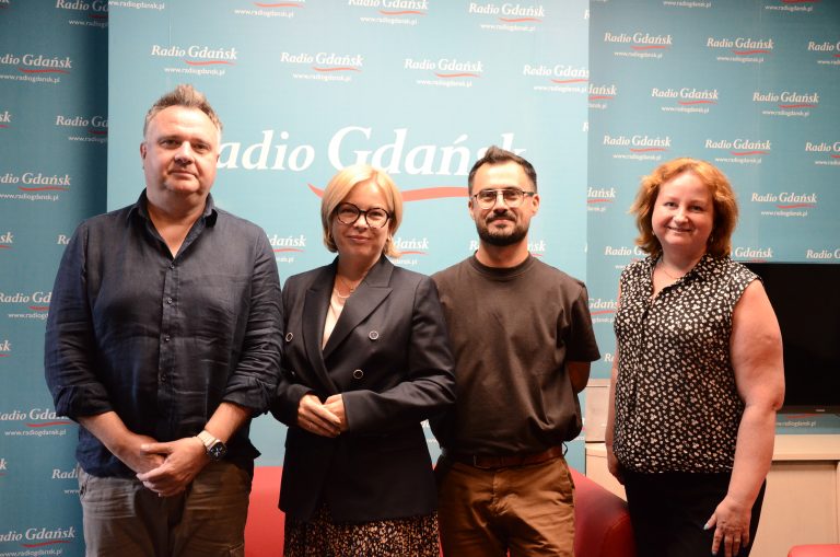 Oktawia Gorzeńska, Jerzy Rados, Piotr Sobierski, Marzena Bakowska (fot. Radio Gdańsk/Michał Pacześniak)