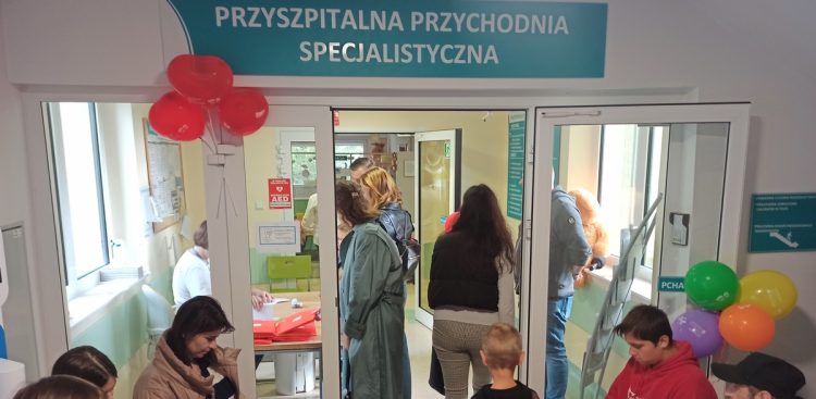 W Szpitalu Dziecięcym Polanki w Gdańsku zorganizowano prozdrowotne wydarzenie z okazji Dnia Serca (Fot. Radio Gdańsk/Sebastian Kwiatkowski)