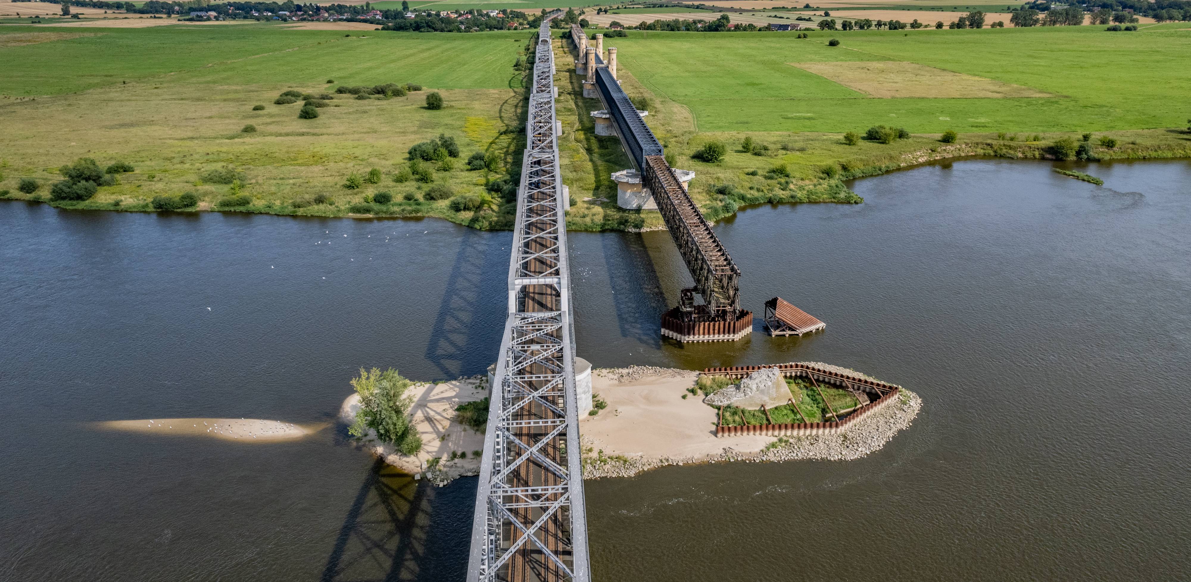 Zdjęcie archiwalne. Most w Tczewie - 17.08.2023 r. (fot. Krzysztof Mystkowski / KFP)