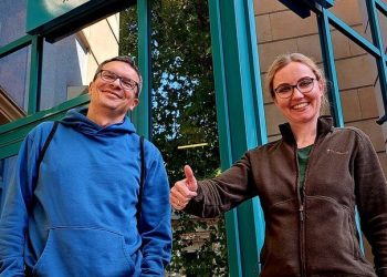 Piotr Kamont, Ewelina Sobańska (Fot. Radio Gdańsk/Włodzimierz Raszkiewicz)