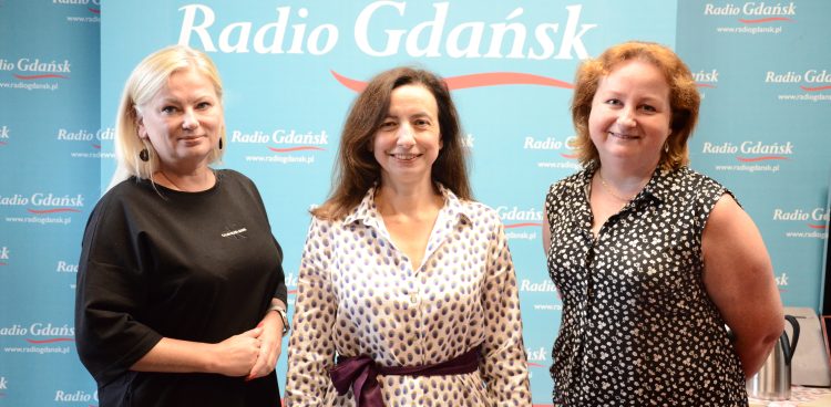 prof. Iwona Janicka, dr Anna Łysiak-Łątkowska, Marzena Bakowska (Fot. Radio Gdańsk)