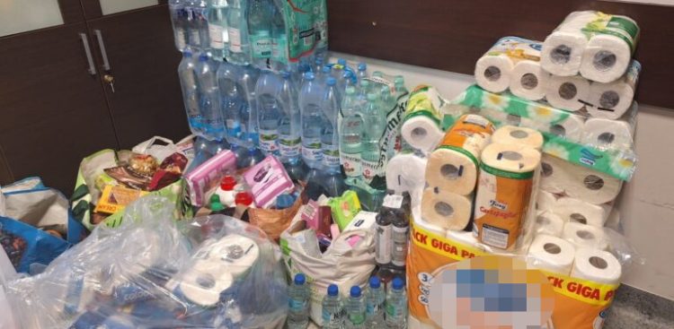 Zbiórka rzeczowa w Słupsku (fot. Facebook/Słupsk)