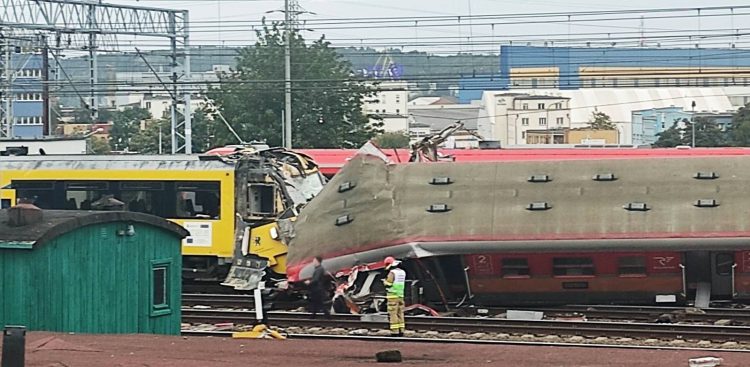 Wypadek kolejowy na stacji Gdynia Główna - 5 października 2023 r.