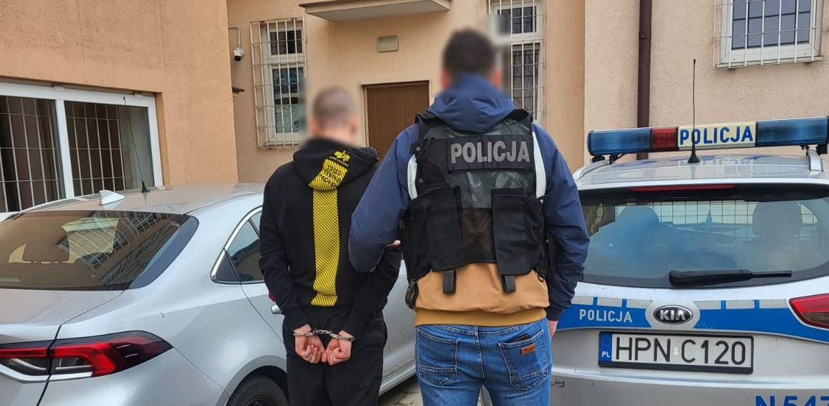 Z dworca autobusowego 33-latek trafił do aresztu (fot. KMP w Gdańsku)