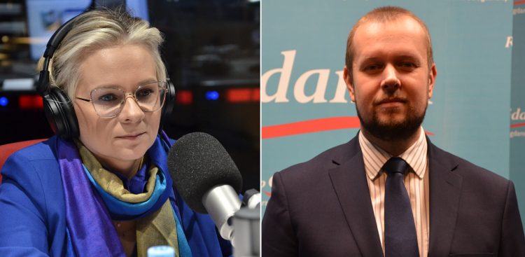 Dr Aleksandra Borowicz i dr Łukasz Wyszyński
(Fot. Radio Gdańsk)