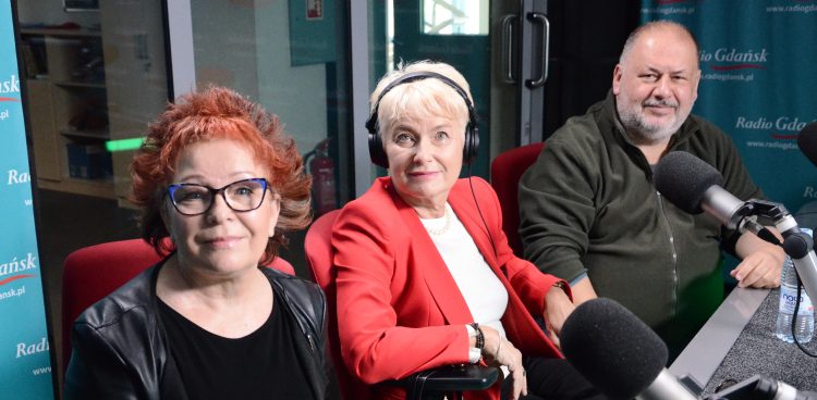 Ryszarda Wojciechowska, Dorota Sobieniecka i Dariusz Podbereski (fot. Radio Gdańsk/Rafał Korbut)