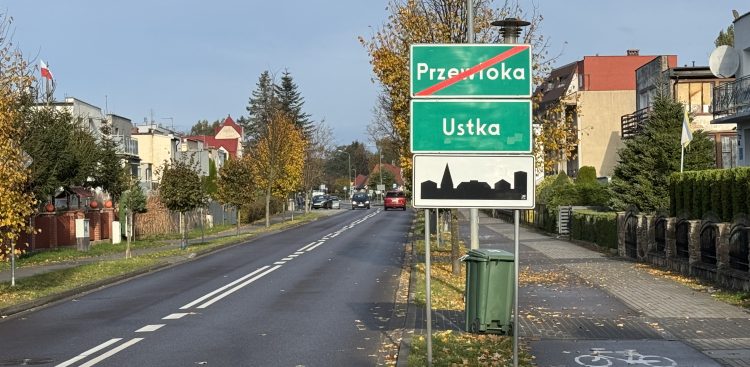 Jeśli rząd zgodzi się na zmianę granic, to Przewłoka stanie się częścią Ustki w styczniu 2026 roku. (fot. Radio Gdańsk/Alek Radomski)
