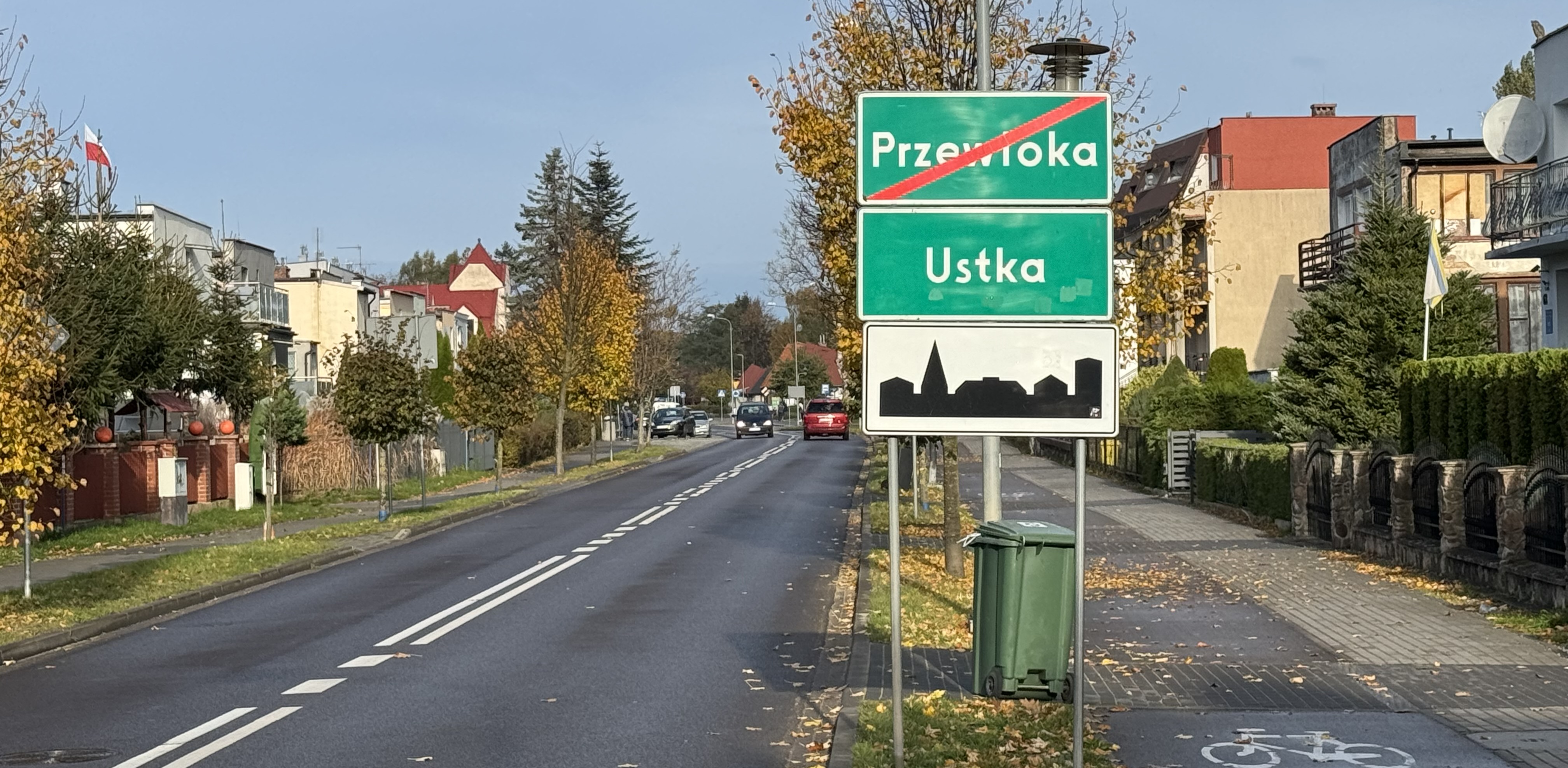 Jeśli rząd zgodzi się na zmianę granic, to Przewłoka stanie się częścią Ustki w styczniu 2026 roku. (fot. Radio Gdańsk/Alek Radomski)