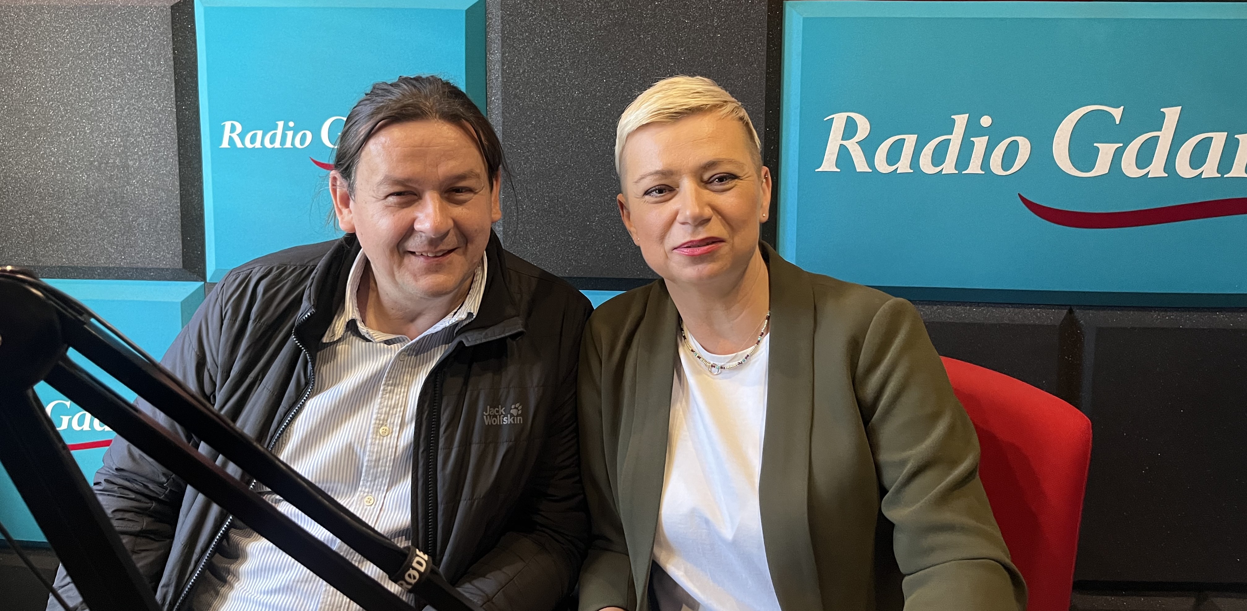 Andrzej Wójtowicz, Katarzyna Guzewska (fot. Radio Gdańsk/Joanna Merecka-Łotysz)