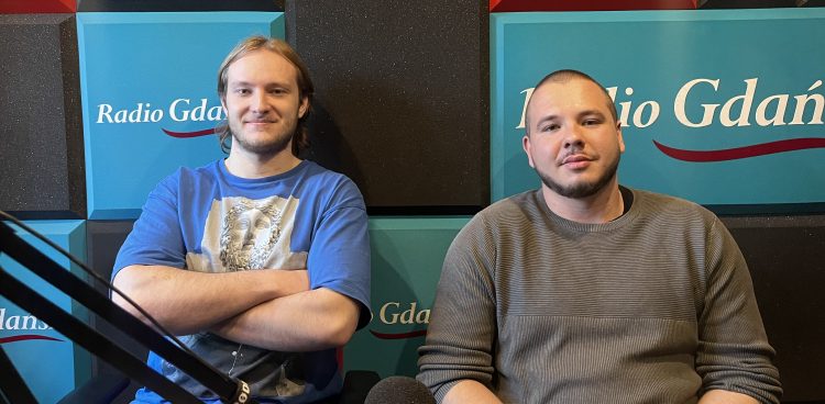 Od lewej Maciej Kirschke i Szymon Zimniak (fot. Radio Gdańsk/Joanna Merecka-Łotysz)