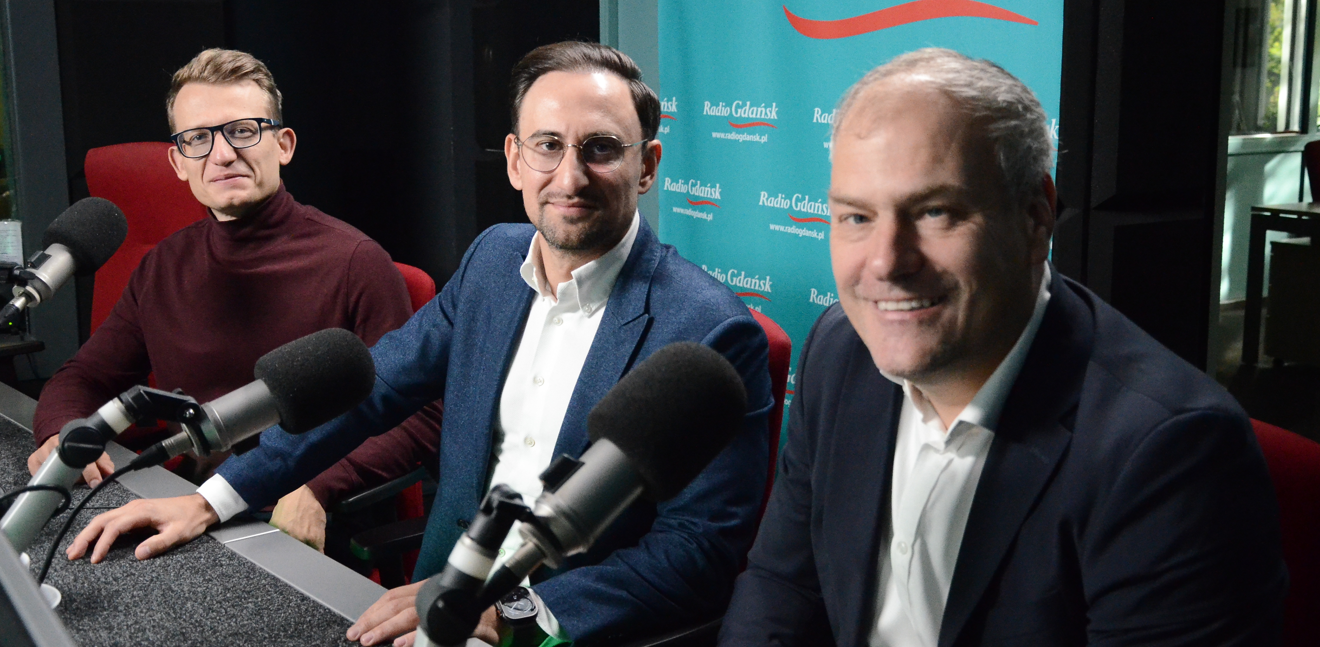 Bogusław Wieczorek, Cezary Maciołek, Błażej Kucharski (fot. Radio Gdańsk/Rafał Korbut)