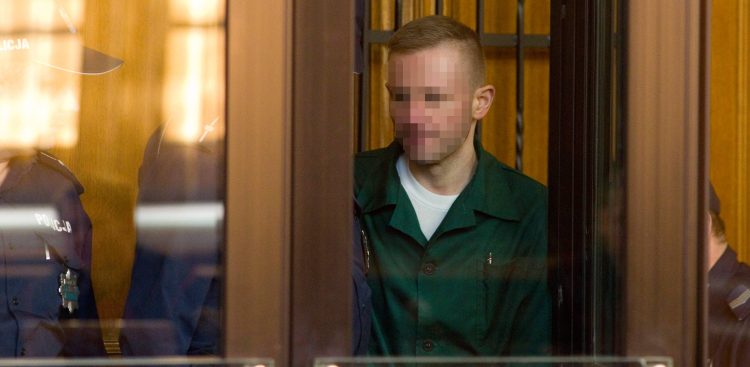 Zdjęcie archiwalne. Sąd Okręgowy w Gdańsku. Początek procesu w sprawie afery Amber Gold. Nz. Marcin P. - 21.03.2016 r. (fot. Krzysztof Mystkowski/KFP)