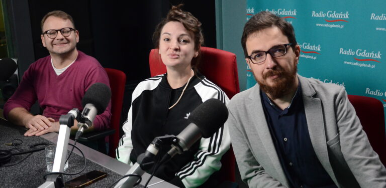 Michał Stąporek, Joanna Wiśniowska, Bartosz Cicharski (Fot. Radio Gdańsk/Rafał Korbut)