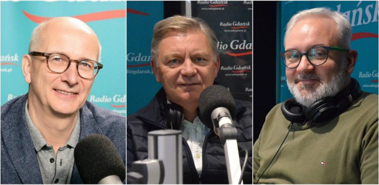 Od lewej Piotr Urbańczyk, Roman Walasiński, Robert Raszczyk (fot. Radio Gdańsk)