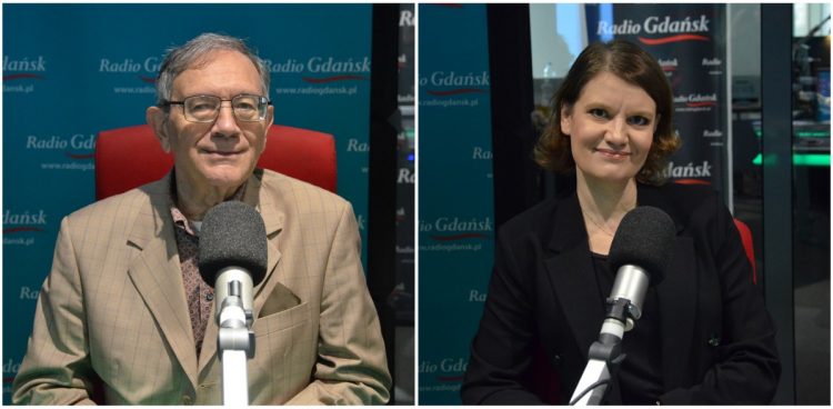 Marek Grzybowski i Katarzyna Gruszecka-Spychała (fot. Radio Gdańsk)