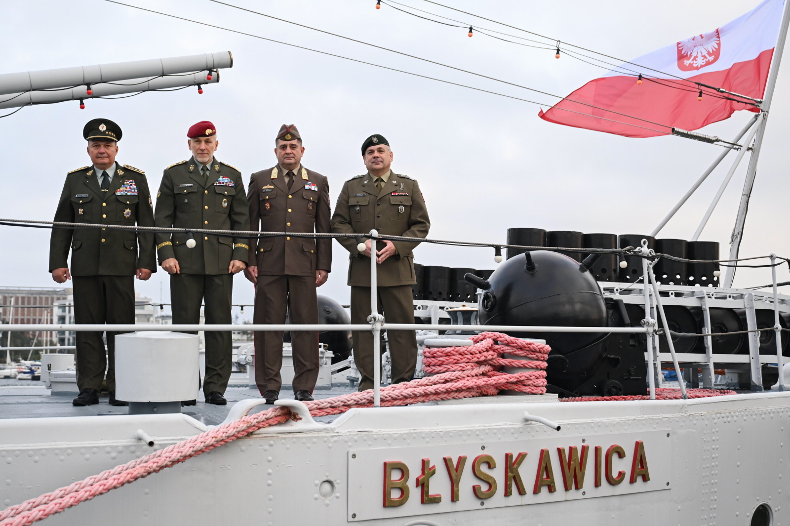 Spotkanie Szefów Obrony Państw Grupy Wyszehradzkiej w Gdyni (Fot. PAP/Adam Warżawa)