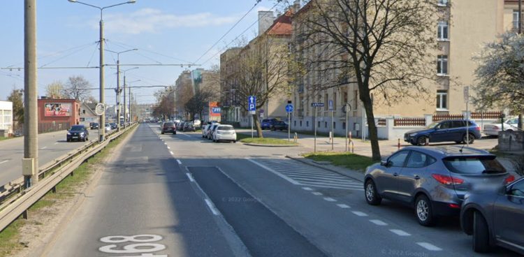 Fragment ulicy Morskiej w Gdyni, gdzie w przyszłym tygodniu zacznie się remont (fot. Google Street View)