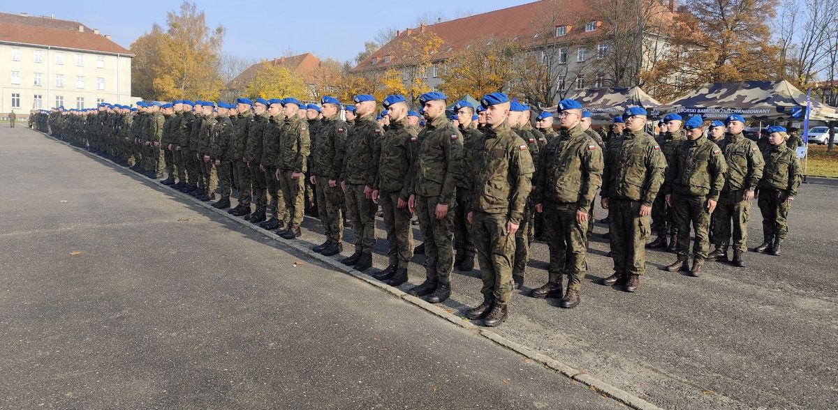 Ślubowanie złożyło 161 żołnierzy (fot. Radio Gdańsk/Maciej Szczakowski)