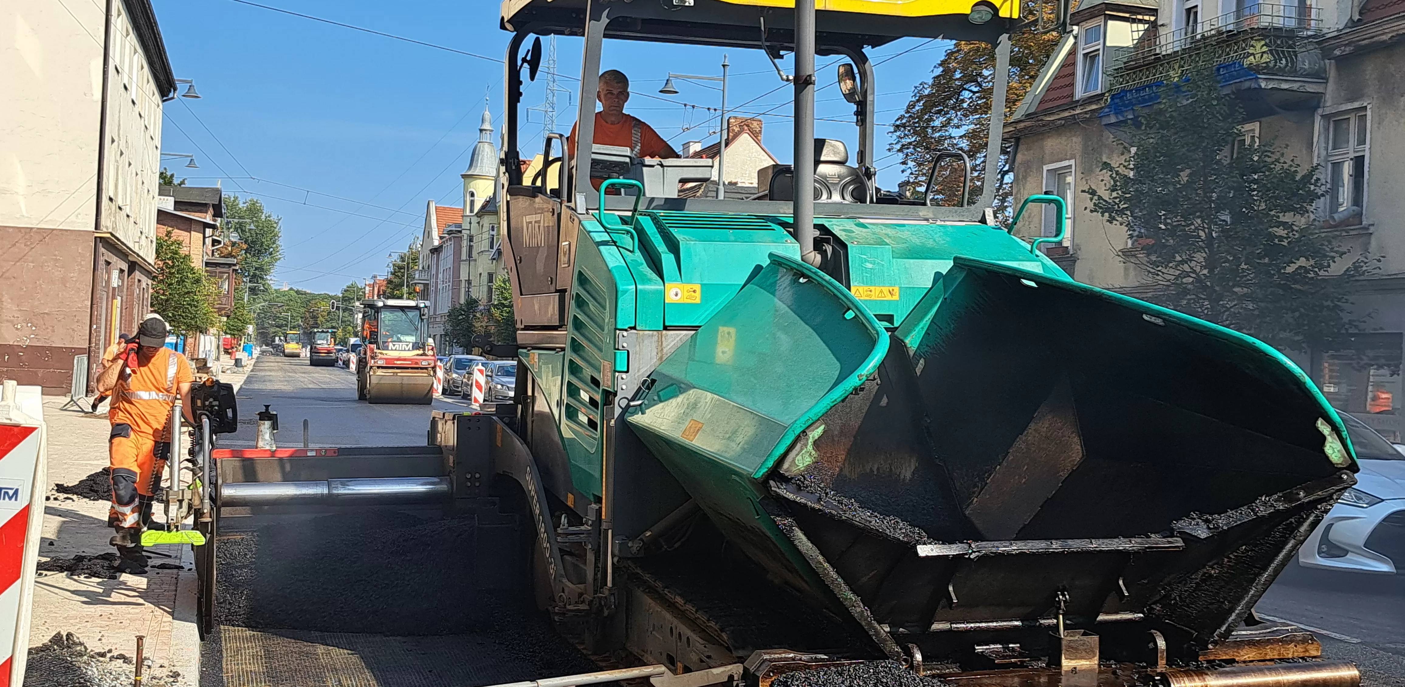 Remont Alei Niepodległości w Sopocie (fot. ZDiZ w Sopocie)