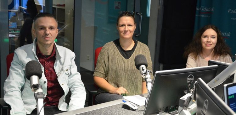 Grzegorz Błosiński, Karolina Misztal, Katarzyna Kant-Wysocka (fot. Radio Gdańsk)