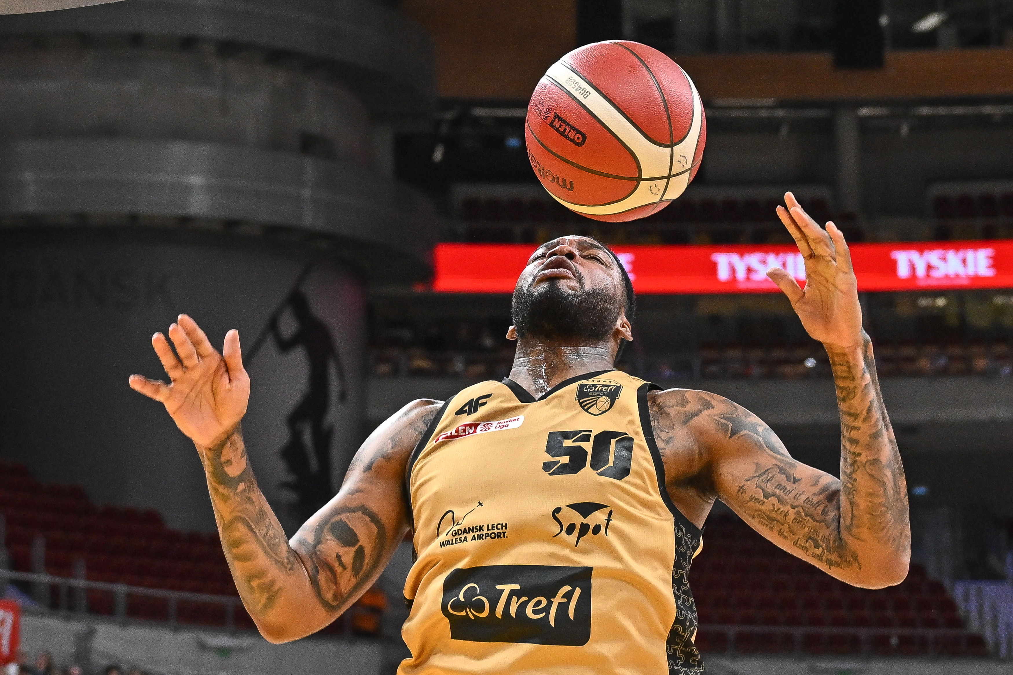 Ergo Arena Gdañsk/Sopot. Trefl Sopot vs Anwil W³oc³awek 93 : 108. 08.11.2024 (fot. Jerzy Bartkowski / KFP)