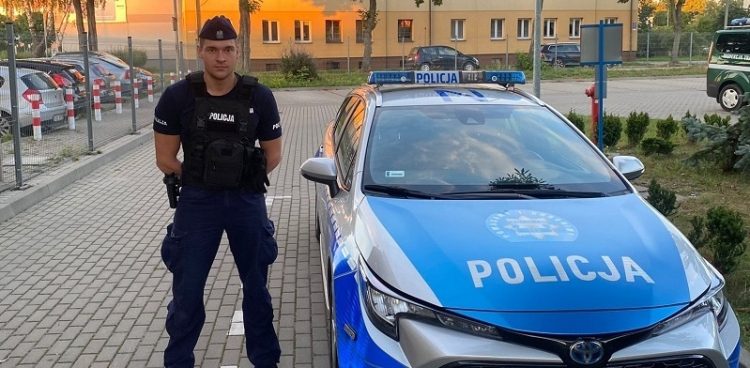 sierż. Maciej Barchanowski (fot. KPP Lębork)