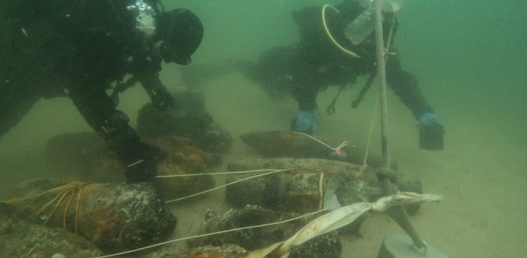 Neutralizacja niewybuchów na Zatoce Gdańskiej (fot. 8FOW)