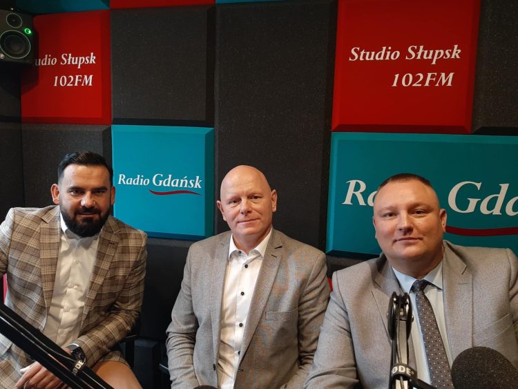 Adam Jaśkiewicz, Dawid Litwin, Maciej Chaberski (fot. Radio Gdańsk/Przemysław Woś)