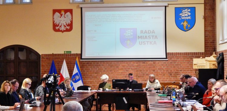 Sesja Rady Miasta Ustka (fot. Radio Gdańsk/Maciej Szczakowski)