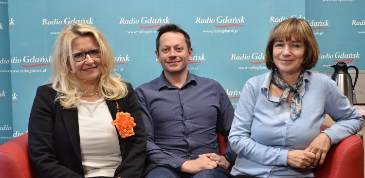 Małgorzata Tobiszewska, Przemysław Kitowski, Barbara Rusowicz (fot. Radio Gdańsk/Piotr Puchalski)