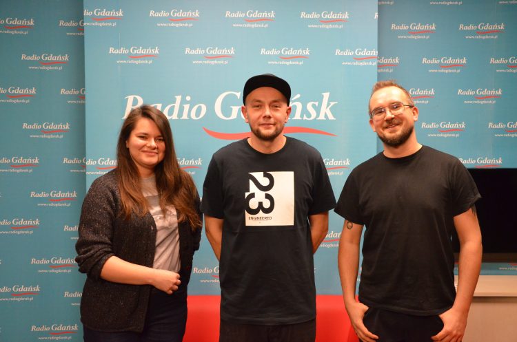 Hanna Brzezińska, Karol Bławat i Filip Jędruch (fot. Radio Gdańsk)