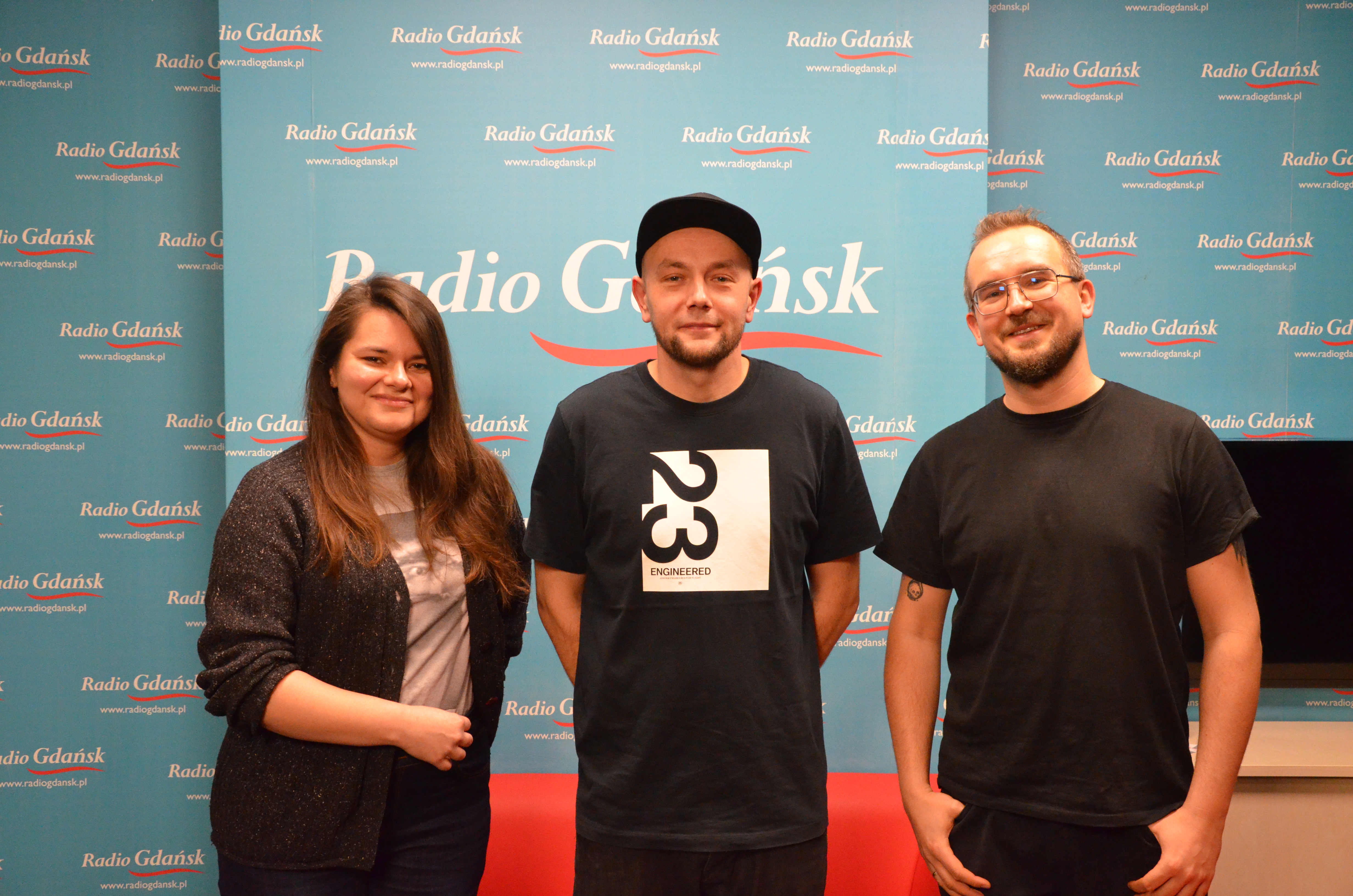Hanna Brzezińska, Karol Bławat i Filip Jędruch (fot. Radio Gdańsk)