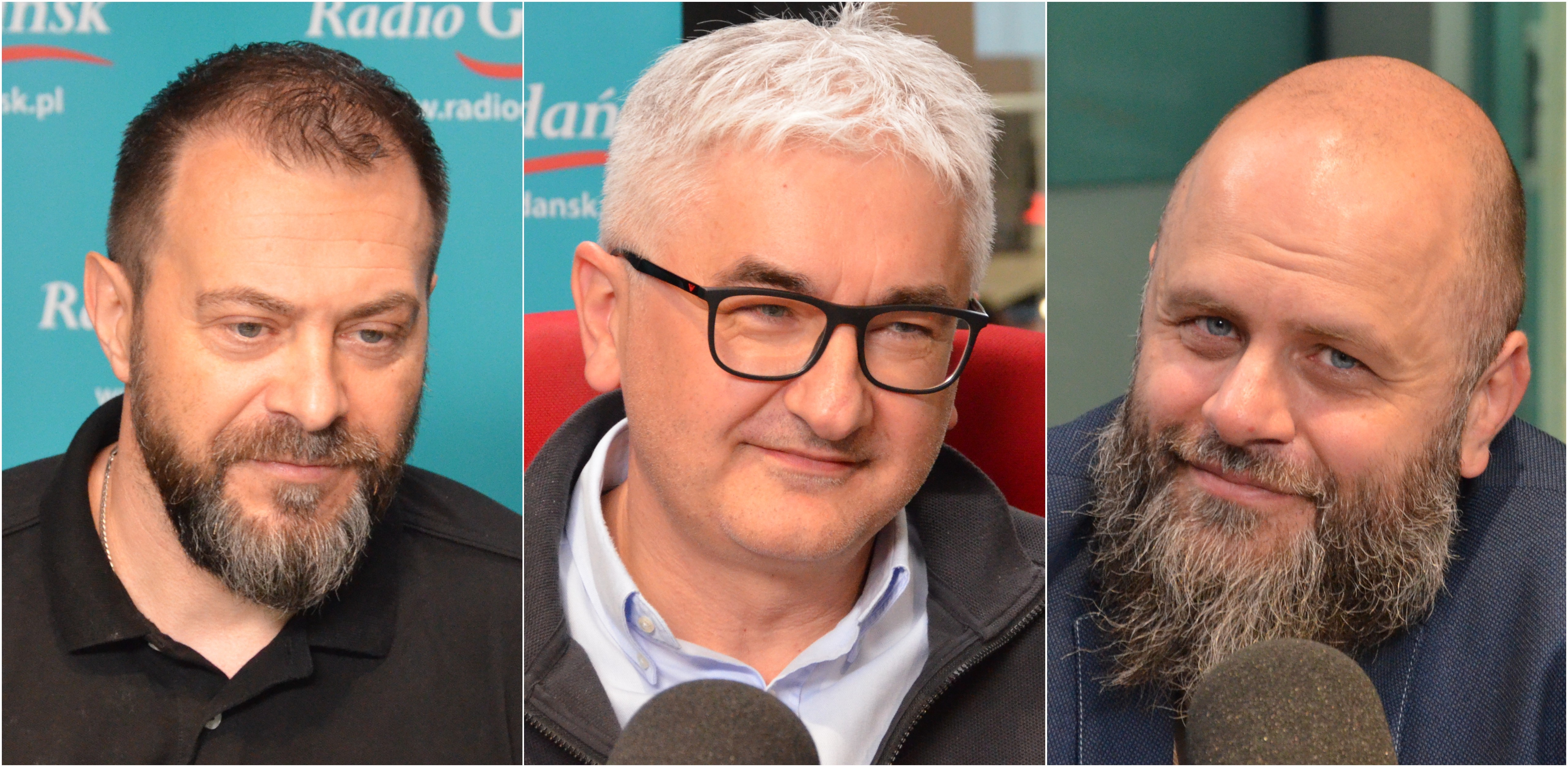 Krzysztof Szóstka, Roman Szczepan Kniter, Bolesław Drapella (Fot. Radio Gdańsk)
